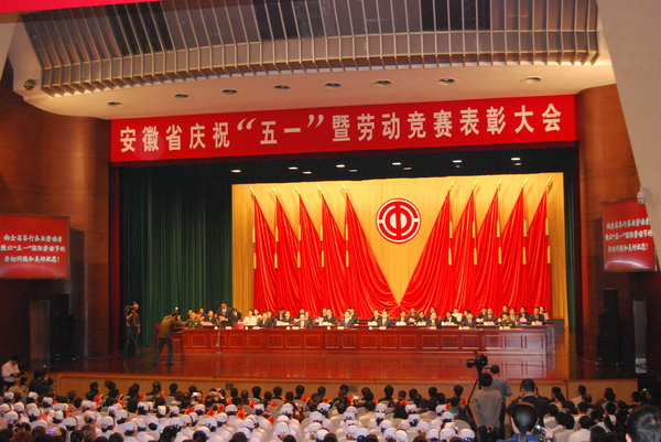 安徽省乐盈VI官网总公司荣获安徽省五一劳动奖状 