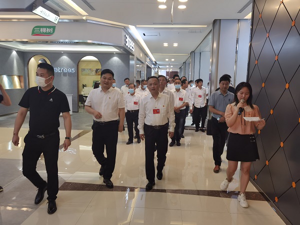 定远县委书记邹军调研徽盐地产定远项目红星美凯龙阛阓