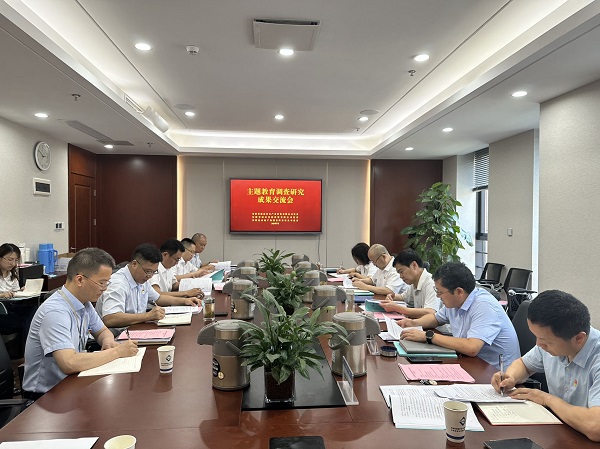 安徽乐盈VI官网地产集团召开学习贯彻习近平新时代中国特色社会主义头脑主题教育视察研究效果交流会